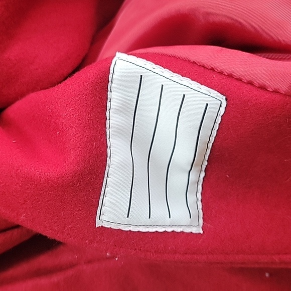 Girls Red Dres Coat & Hat Size 4 - Picture 3 of 10